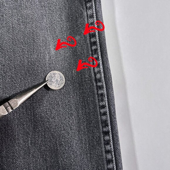 Wrangler Men's Gray Jeans‎ Size 38 - Picture 11 of 16